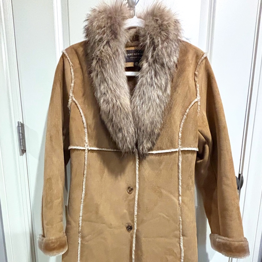 Andrew Marc Shearling Coat- pristine!
